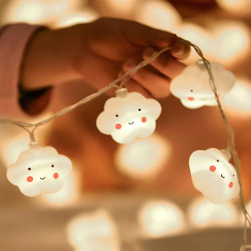 Guirnalda De Luces Led, 20 Led De Nube/limón, Batería
