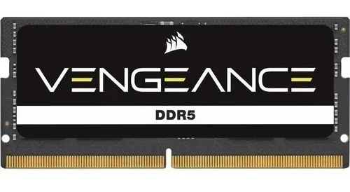 comprar Memória Ram Para Notebook Corsair Vengeance 4800mhz Ddr5 Cl40 16gb 1x16gb CMSX16GX5M1A4800C40 Sodimm Color Preto
