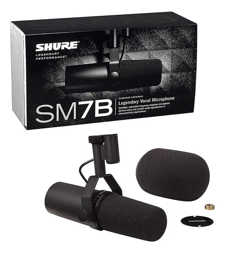Shure Sm7b Micrófono Dinámico Para Retransmisiones