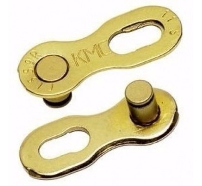 Imagem 3 de 3 de Corrente Kmc X11 Gold Dourada 116l 11v Shimano Sram