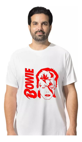 Remera David Bowie - Manga Corta - Face Infantil