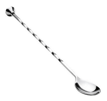 Imagen 1 de 3 de Cucharilla Lacor Rizada Con Contrapeso Acero Inox Cocteleria