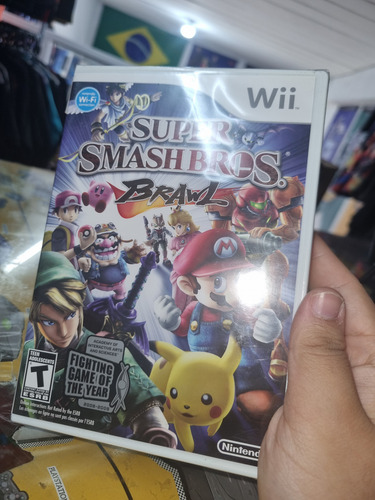 Super Smash Bros Brawl - Midia Fisica Nintendo Wii Novo