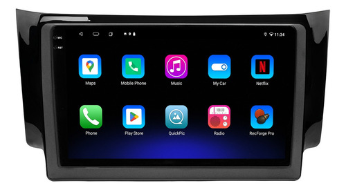 Multimidia Sentra 2015/2019 Android 14 Octacore 6gb 128gb 9p