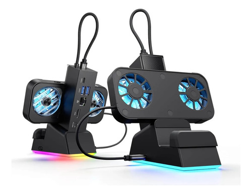 Estación De Acoplamiento Jsaux Rgb Compatible Con Steam Deck