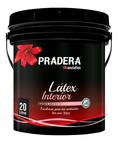 Látex Interior Pradera Anclaflex Blanco X 20lts