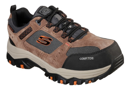 Calzado De Seguridad Skechers Work Greetah 77183-brbk