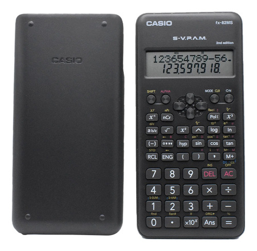 Calculadora Científica Casio Fx-82 Ms 2 Nivel Secundaria Negro (Usado)