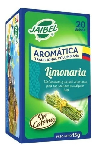 Aromatica Jaibel Tradicional Limonaria X20 Uds