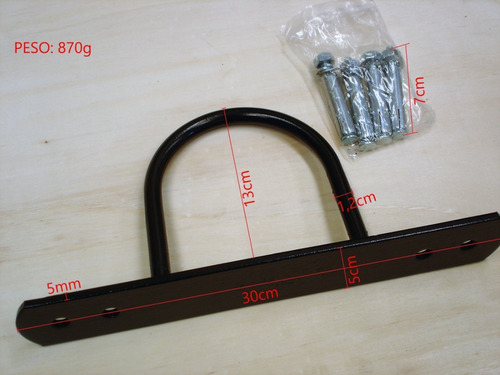 Anclaje Fijacion De Pared Soporte Bandas Sogas Rope Get Fit