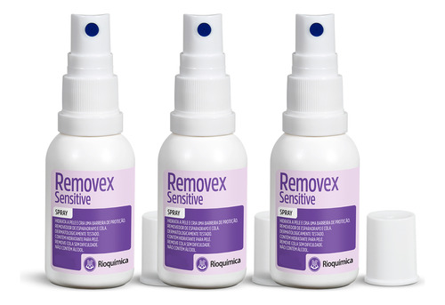 Kit C/ 3 Removex Sensitive 30ml Spray - Rioquímica