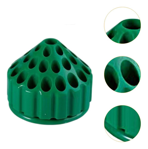 Soporte De Organizador De Arte De Uñas Verde Oscuro