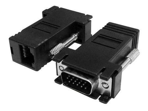 Extensor Vga Por Utp Lan Rj45 Adaptador El Par - Escar