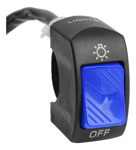 Interruptor De De Motocicleta Montaje Universal Botón Azul