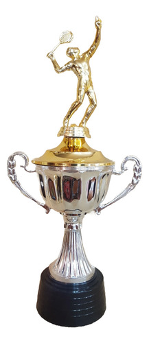 Copa Plástica Con Asas Alegoría Tenis Tennis Trofeo 28cm