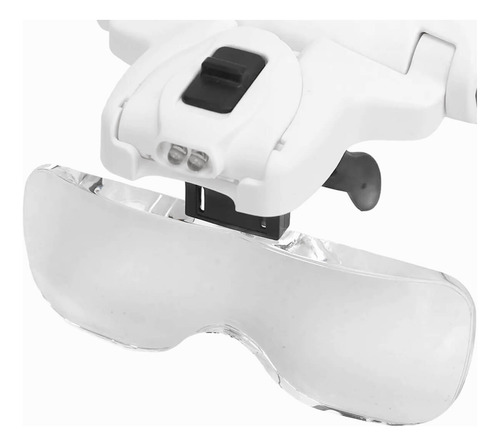 Óculos Lupa Com Led E 5 Lentes Precisão Máxima Para Detalhes