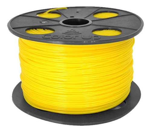 Filamento 3D PLA Colorup de 1.75mm y 1kg amarillo