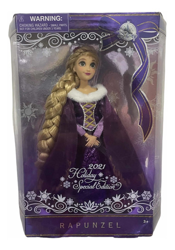 Rapunzel Holiday Navidad 2021 Disney Store Original