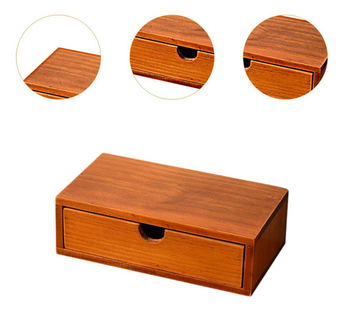 Organizador De Escritorio Con Cajones De 20cmx12cmx7cm