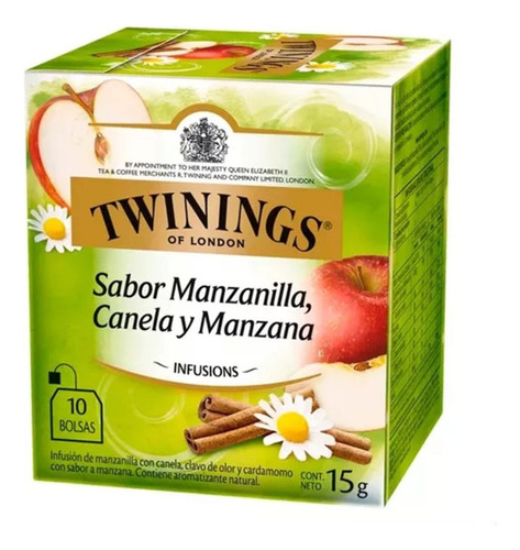 Te Twinings Apple, Cinnamon & Camomile 10 Sobres