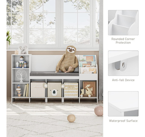 Housuit Estantería Infantil Con Rincón De Lectura