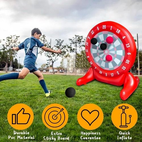 6.4ft Juegos De Dardos Gigantes, Diana De Fútbol Jumbo...
