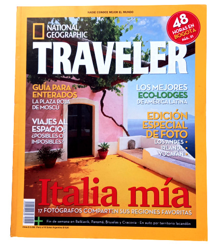 National Geographic Traveler Italia Mía N°1 Año 2009