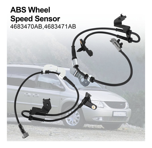 2 Sensor Abs Delantero For Chrysler Grand Voyager Mk 99-08