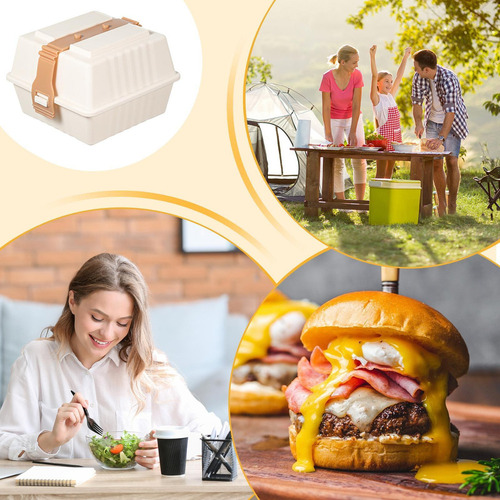 Rl1 Contenedor De Hamburguesas Para Almuerzo Caja De