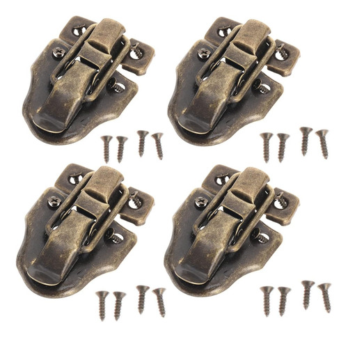 4pcs Retro Style Box Toggle Latch Catch, Antique Iron D...