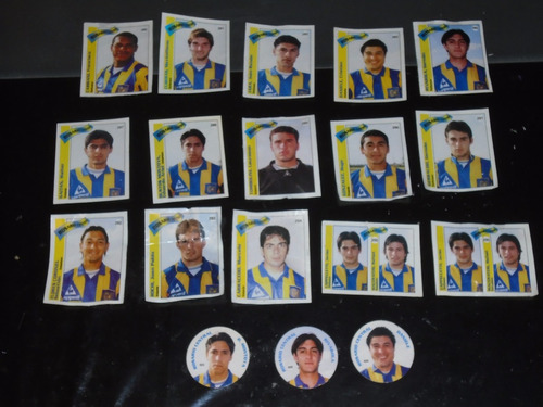 Lote 18 Figuritas Rosario Central Álbum Fútbol 1998 98 99