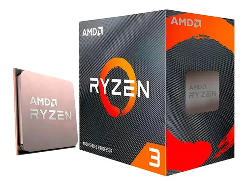 Processador para jogadores AMD Ryzen 3 4100 100-100000510BOX de 4...