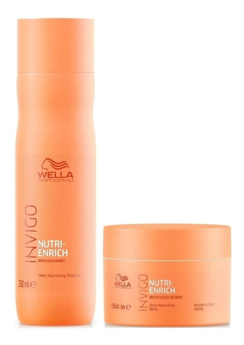 Shampoo 250ml + Mascarilla 150ml  Invigo Nutri Enrich Wella