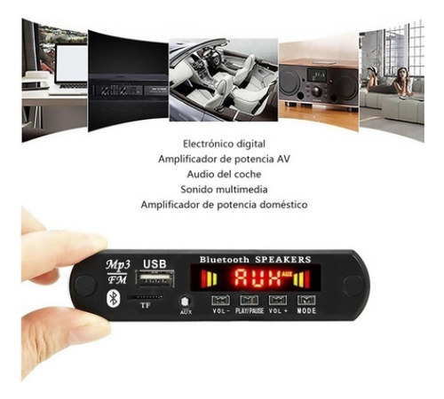 Bluetooth Audio Player Module Usb Sd Fm Aux.