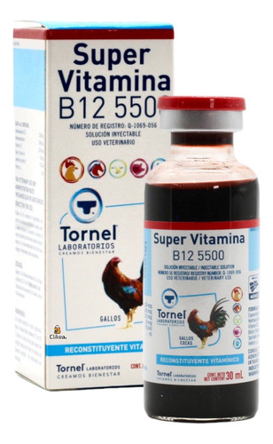 Tornel Super Vitamina B12 5500 30 Ml Caballos, Animales