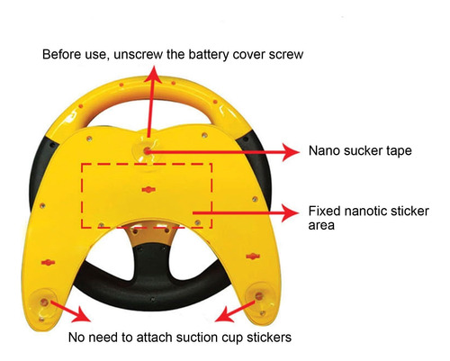 Juguete De Conducción De Simulación De Volante Para Niños