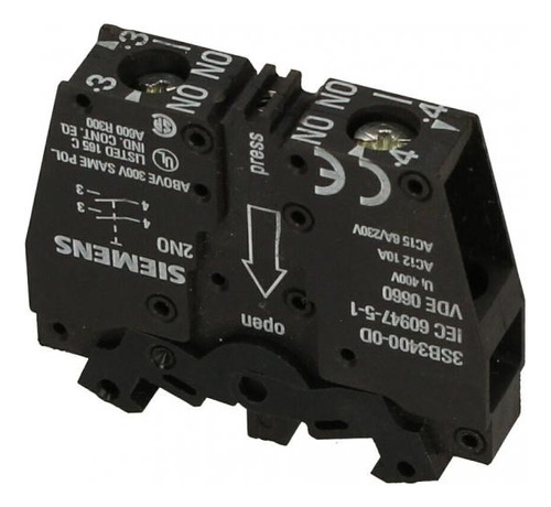 Bloque De Contactos Siemens 3sb3400-0d