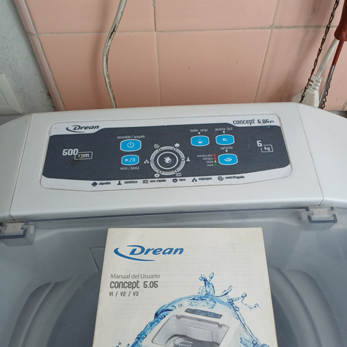 Lavarropas Carga Superior 5 Kg Blanco Drean Concept 5.05 V1 Blanco (Usado)
