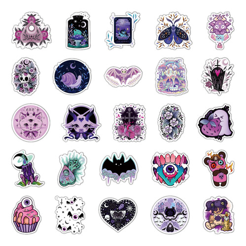 Pegatinas De Graffiti De Bruja Gótica Para Halloween Calcom