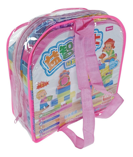 Imagen 3 de 5 de Bloques De Niña Castillo De Plastico Armable 32 Pz