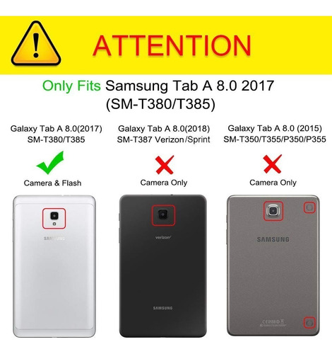 Estuche Forro Armadura 360 Samsung Tab A T380 T380 8.0 Table