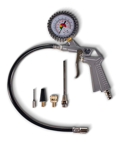 Imagen 2 de 7 de Compresor De Aire Portatil Einhell Soplador Inflador Auto + Kit Accesorios