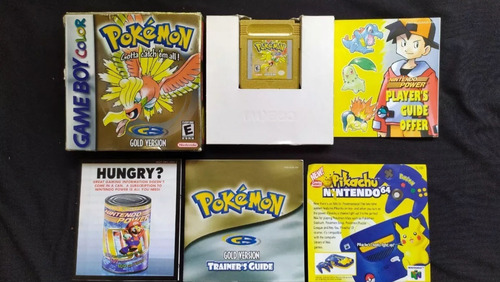 Pokémon Gold Version Full | Nintendo Game Boy Color, 2001 (Usado)