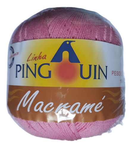 1 Kilo Macramé Pingouin De Algodón 100% Ovillo De 100g Rosa