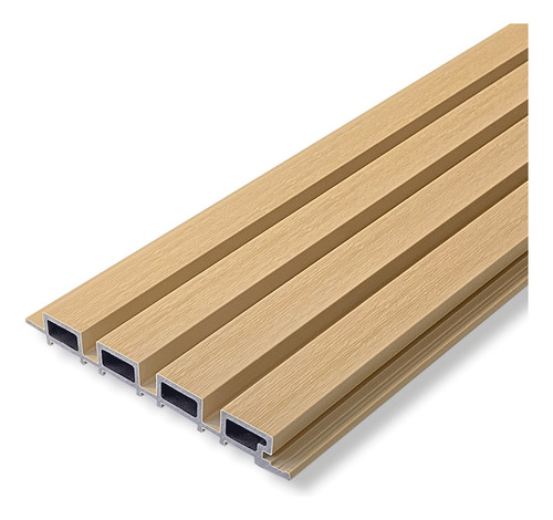 Painel Ripado Wpc Externo Cor Creme 2,90m X 20cm (0,58m²)