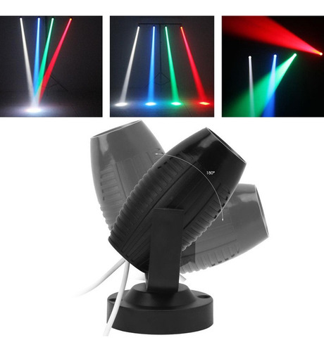 7 × Mini Focos De Luz For Escenario