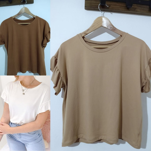 Remera Dama Nueva Temporada Gamuzada, Excelente Calidad!!