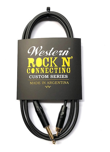 Imagen 1 de 10 de Cable Audio Rca A Plug Dorados Western Rcap15