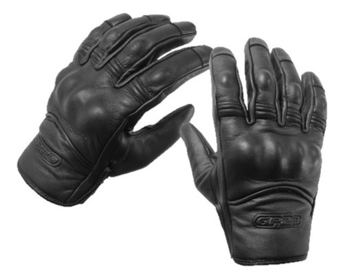 Guantes Moto Cuero Cortos Punto Extremo Racer Abrigo Frio ®