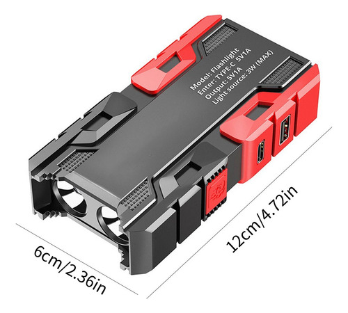 Linterna Recargable M Strong Light Usb 9002